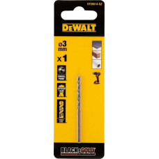 Сверло по металлу DeWALT Black&Gold, HSS-G, 3х61х33 мм (DT20514)