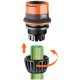 Конектор Claber 1/2 "-3/4" для поливального шланга Ergogrip (вісімдесят одна тисяча вісімсот п'ятьдесят дев'ять) блістер