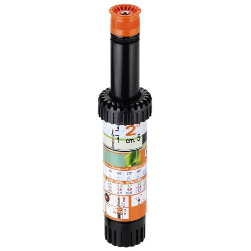 Дождеватель Claber подземного полива 2 "(5 см) 0-350° подключение 1/2" (81885)
