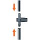 Ниппель Claber 6 мм для капельной трубки 1/4 " 10 шт. (82104)