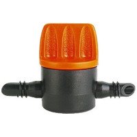 Кран Claber 6х6 мм, для трубки капельного полива 1/4 " 5 шт, (82123)