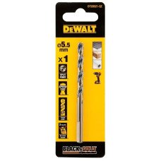 Сверло по металлу DeWALT Black&Gold, HSS-G, 5.5х93х57 мм (DT20521)
