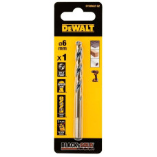 Свердло по металу DeWALT Black&Gold, HSS-G, 6х93х57 мм (DT20522)