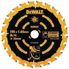 Диск пильный DeWALT 165х20мм 24 зубов (универсальное применение для DWE550) (DT10300)