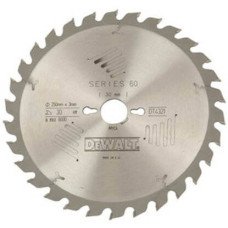 Диск пильний DeWALT 250х30мм 40 зубців універсальне! Застосування по деревіні (DT4322)