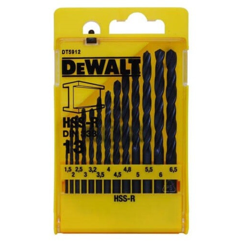 Набір свердл DeWALT по металу (DT5912)