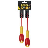 Набор отверток электрика Stanley FatMax VDE 1000V, с изолированным жалом, 2 шт. (FMHT0-62648)
