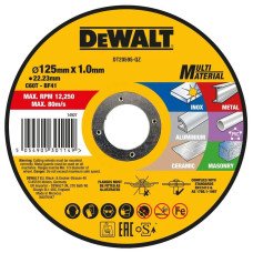Диск відрізний DeWalt 125 мм (DT20595)