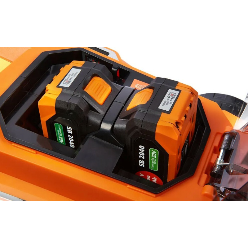Аккумуляторная газонокосилка SEQUOIA SBL4037B-E2W