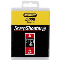 Скоби STANLEY, тип "А", 6 мм, 1000 шт (1-TRA204T)