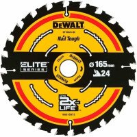 Диск пильный DeWalt Elite Extreme, 165x20 мм, 24Т (DT10400)