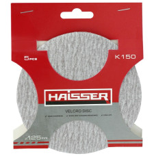 Круг шлифовальный самоклеящийся Haisser 125 мм, k 150, 5 шт. (119698)