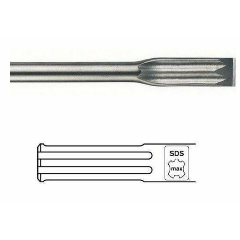 Плоске зубило Bosch RTec Speed SDS-max 25х400 мм, 10 шт. (2608690166)