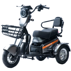Аккумуляторный трицикл Forte S1-P600 (серый) (145208)
