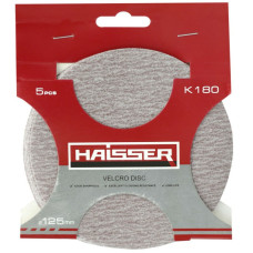 Круг шлифовальный самоклеящийся Haisser 125 мм, k 180, 5 шт. (119700)