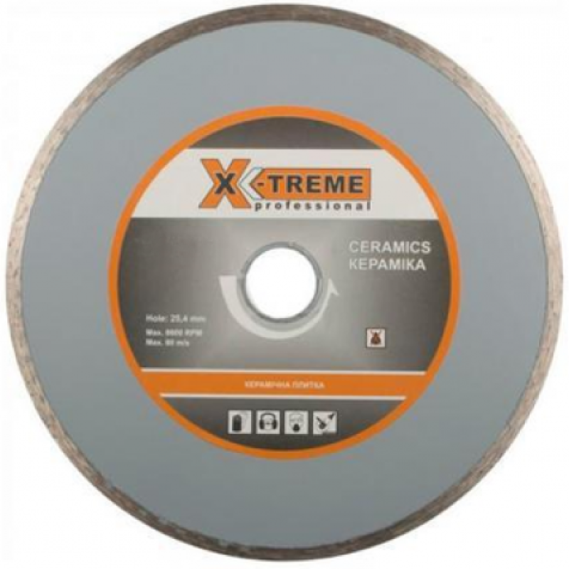 Диск алмазний X-TREME 200x5x2.2x25.4 мм по плитці