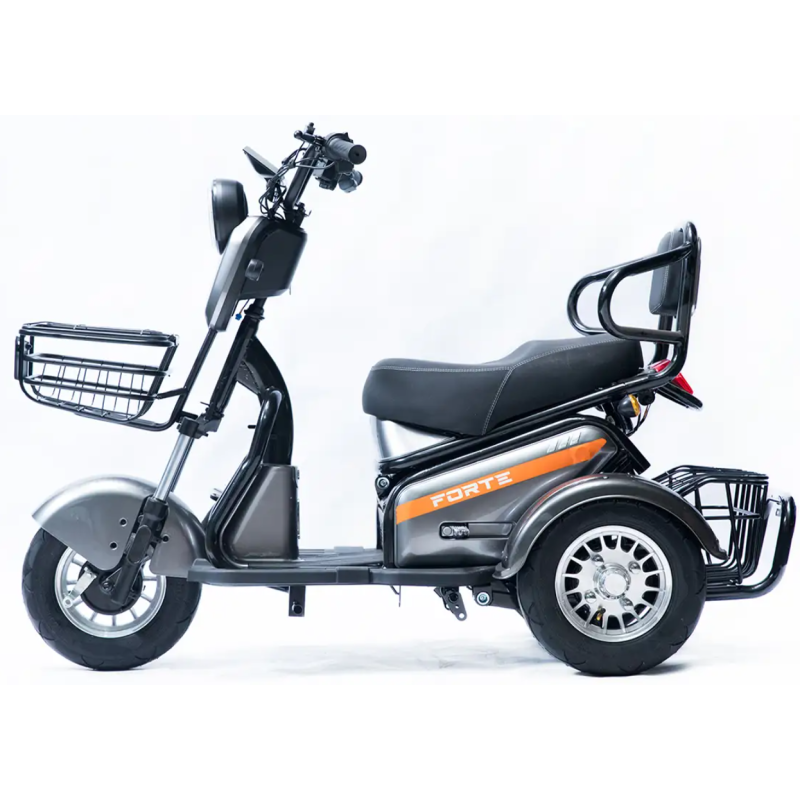Аккумуляторный трицикл Forte S1-P600 (серый) (145208)