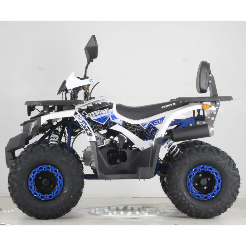 Квадроцикл Forte ATV125F (бело-синий) (124598)