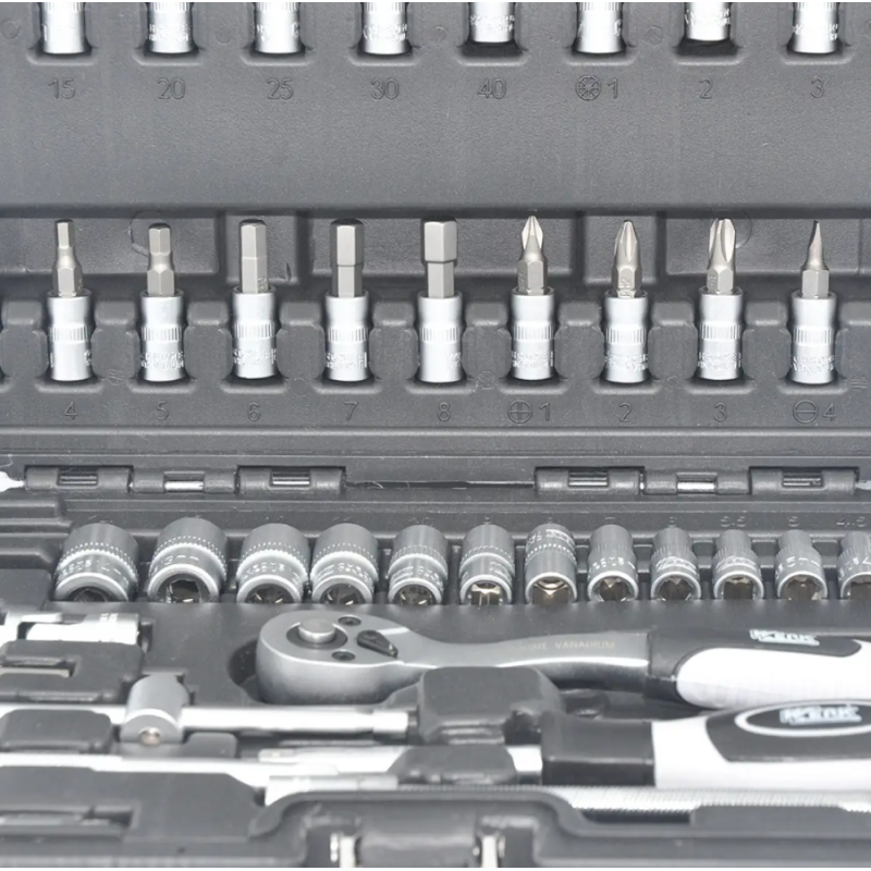 Набір інструментів 1/4" 46 шт. Werk (70224)
