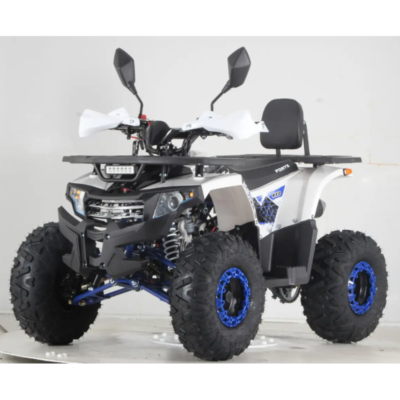 Квадроцикл Forte ATV125F (бело-синий) (124598)