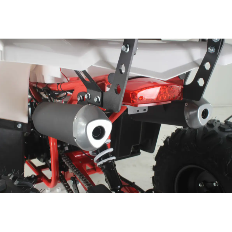 Квадроцикл Forte ATV125F (біло-червоний) (124596)