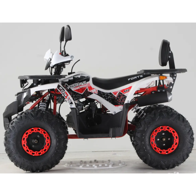 Квадроцикл Forte ATV125F (біло-червоний) (124596)