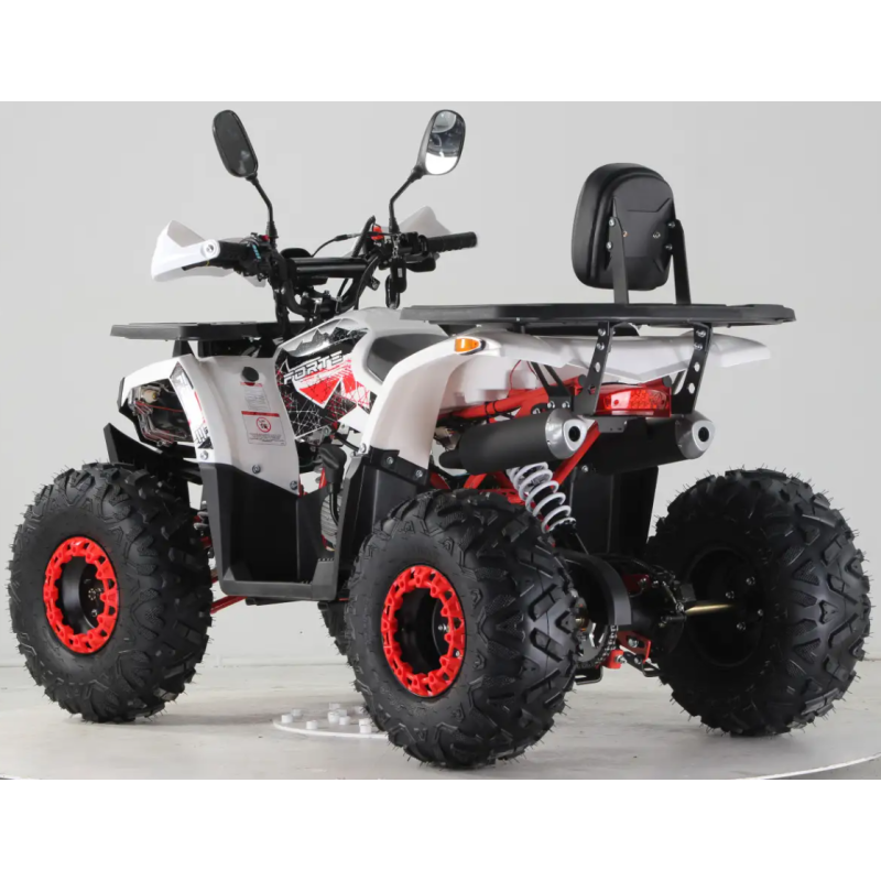 Квадроцикл Forte ATV125F (біло-червоний) (124596)