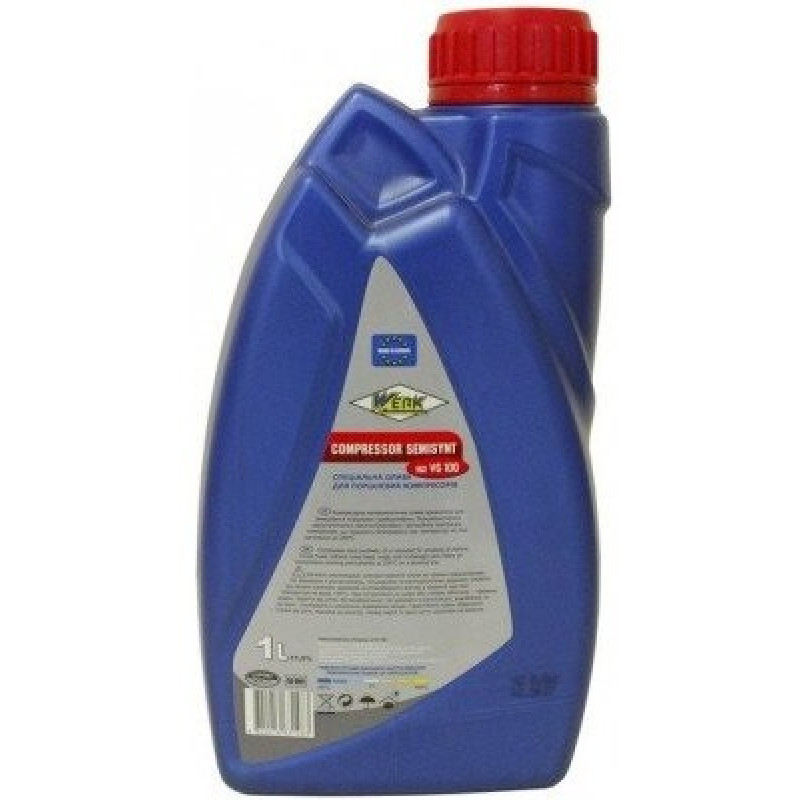 Масло компресорне Werk COMPRESSOR SEMISYNT ISO VG100 1 л (72001)