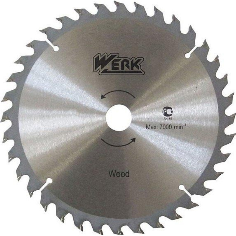 Диск пильний по дереву WERK 190х30 24 зубців. (36106)