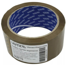 Клейкая лента Свитязь 38 мкм, 48 мм, 100 м (коричневая) (36075)