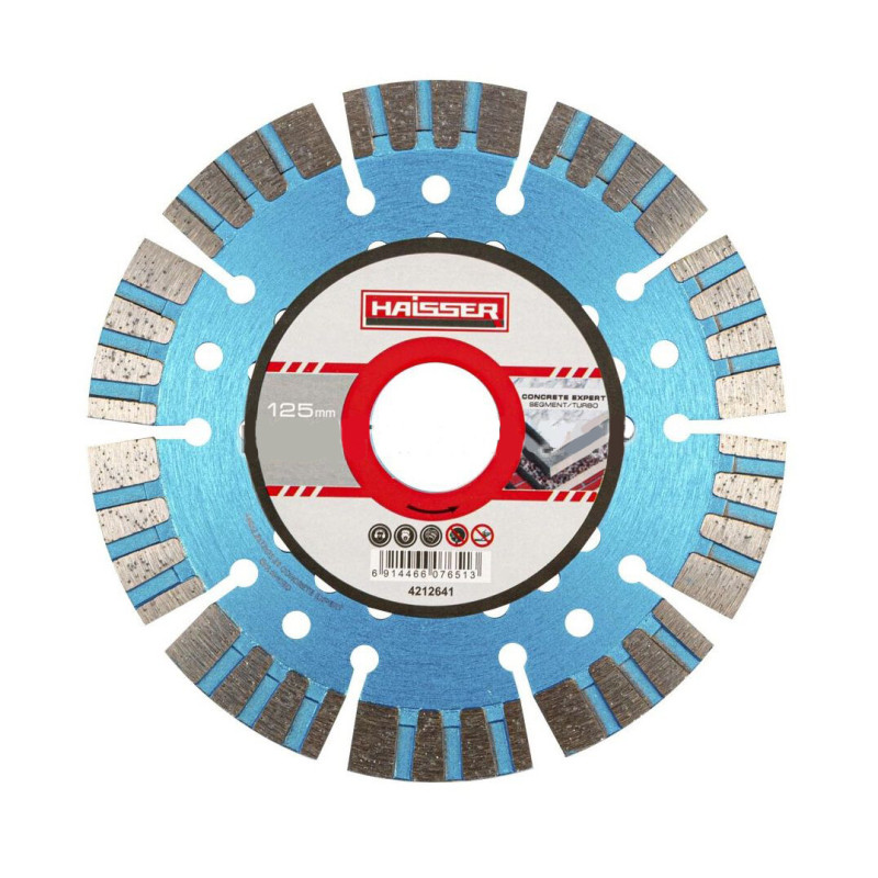 Круг алмазный Haisser Segment/Turbo CONCRETE EXPERT 125x2,2x12x22,23 (107651)