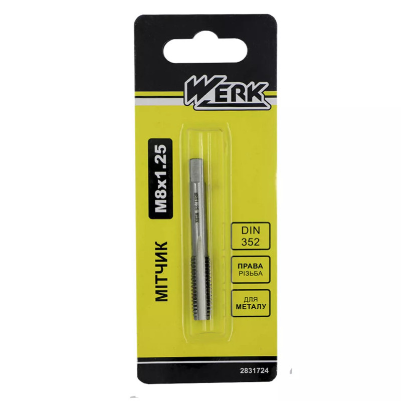 Мітчик WERK M8x1.25 мм (122710)