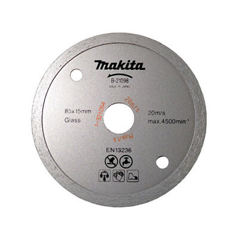 Алмазный диск Makita по керамической плитке и стеклу 85х15х1.8 (B-21098)