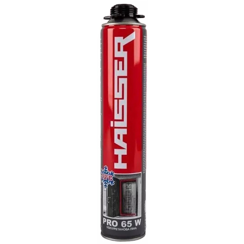 Монтажная пена зимняя Haisser PRO 65 W, 780 мл (117085)