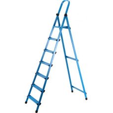 Драбина металева WORK'S 407 (7 ст., Синя) (63274)