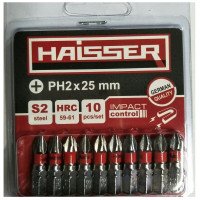 Набор бит Haisser PH2х25 мм, 10 шт. (81295)