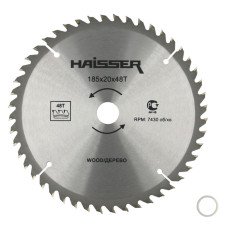 Диск пильний Haisser по дереву 185x20 48 зуб. (118492)