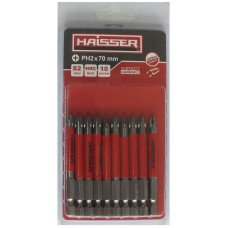 Набор бит Haisser PH2х70 мм, 10 шт. (81309)