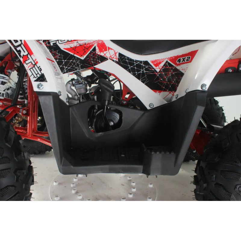 Квадроцикл Forte ATV125F (бело-красный) (124596)