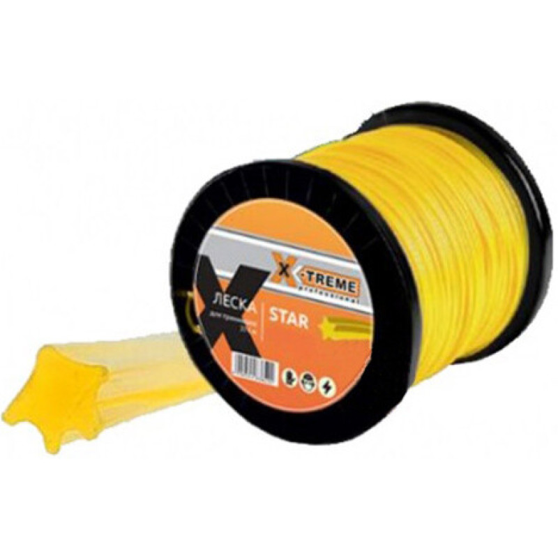Леска для мотокос X-TREME 3.0 мм (374 м) звезда (83849)