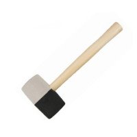 Киянка гумова чорно-біла Сталь 44077 450 г (106191)