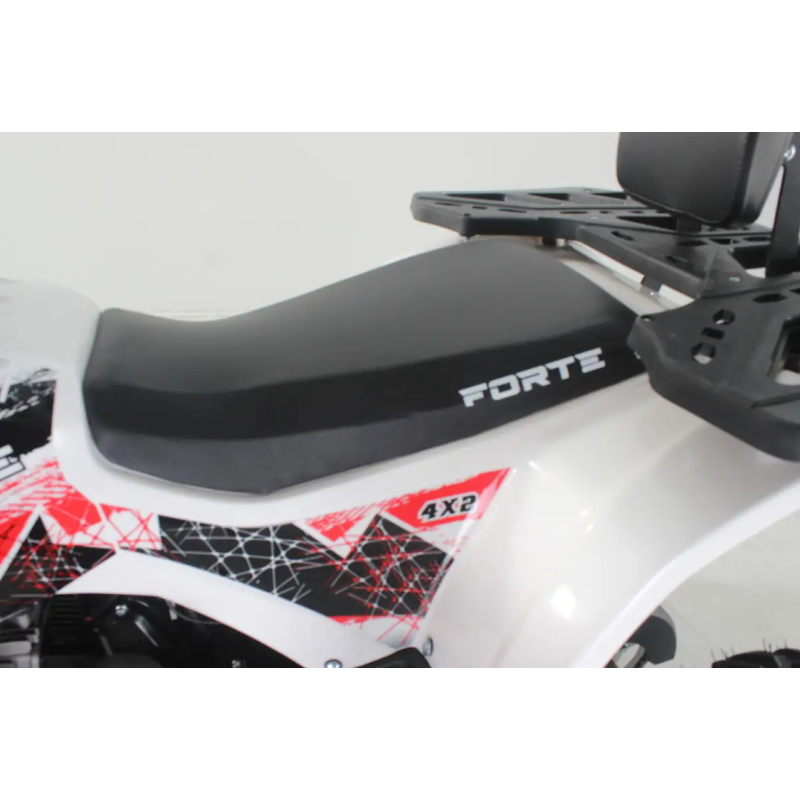 Квадроцикл Forte ATV125F (бело-красный) (124596)