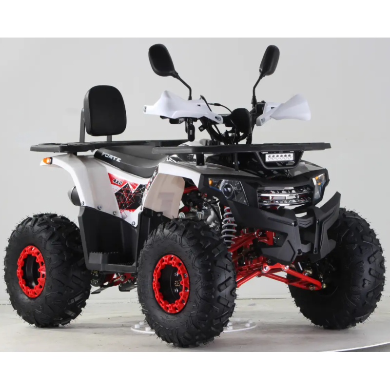 Квадроцикл Forte ATV125F (бело-красный) (124596)