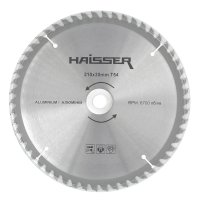 Диск пиляльний по алюмінію Haisser 210х30 мм, 54 зуб. (131908)