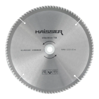 Диск пильный по алюминию Haisser 255х30 мм, 96 зуб. (131910)