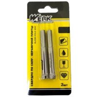 Сверло по стеклу и керамике Werk 10 мм, блистер
